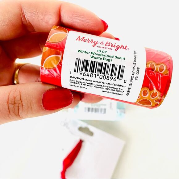 NEW Dog Puppy Bundle Christmas Tree Silver Paw Print Ornament Scented Doggy Bag - Picture 5 of 5